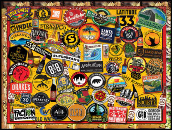 California Craft Beer 1000 piece puzzle
