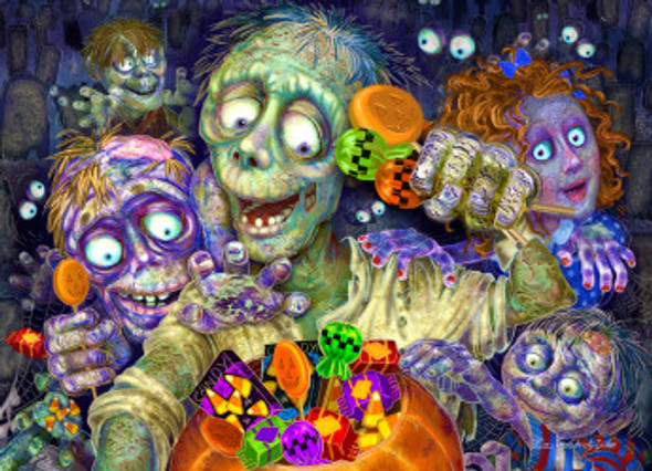 Zombies Like Candy 1000 piece puzzle