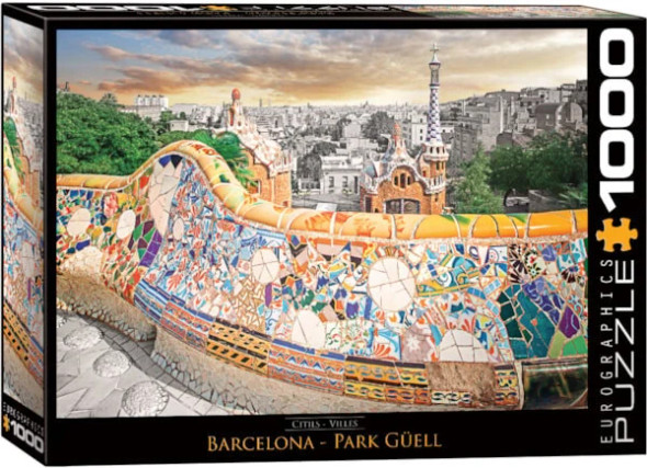 Barcelona Park Guell 1000 piece puzzle
