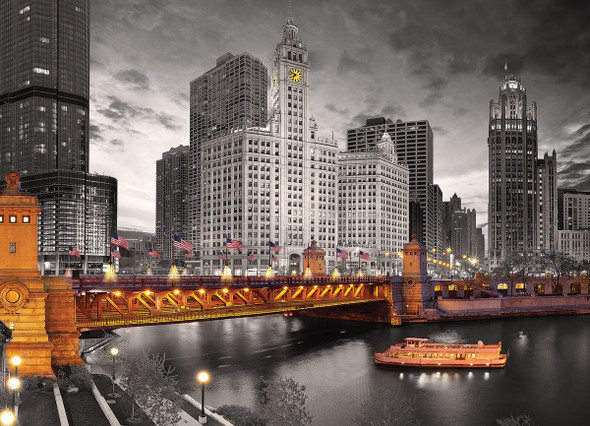 Chicago Michigan Avenue 1000-Piece Puzzle