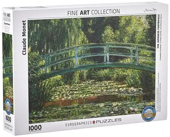 The Japanese Footbridge by Claude Monet 1000-Piece Puzzle