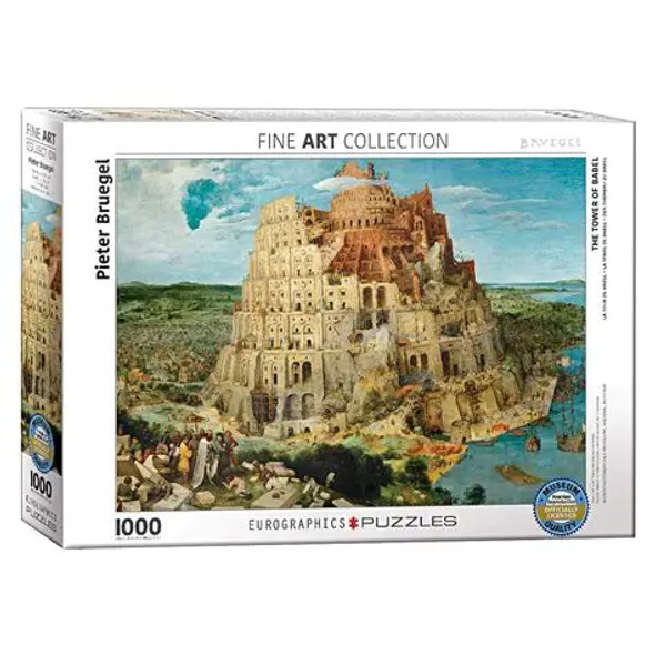 The Tower of Babel by Pieter Bruegel 1000-Piece Puzzle