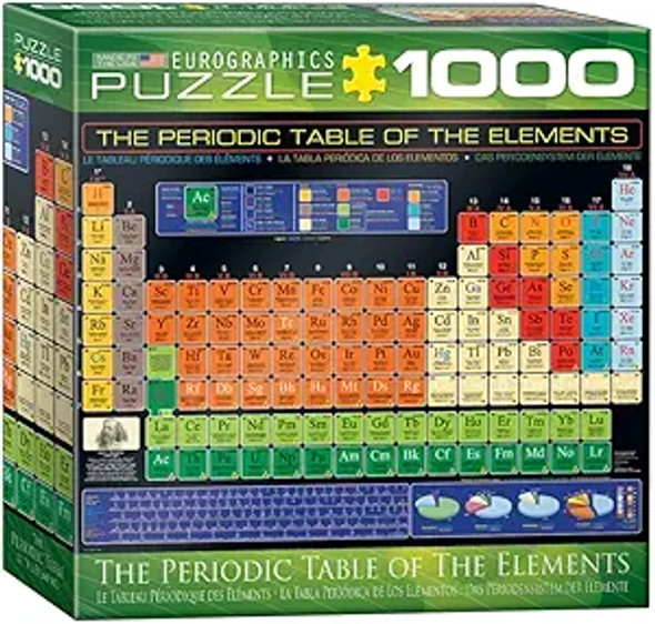 The Periodic Table of Elements 1000-Piece Puzzle