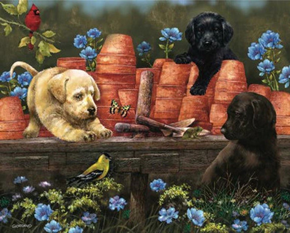 Puppies at Play 1000 piece puzzle