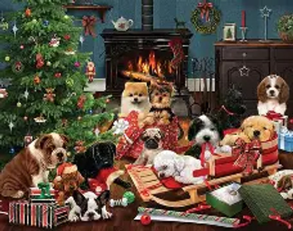 Christmas Puppies 500 piece puzzle