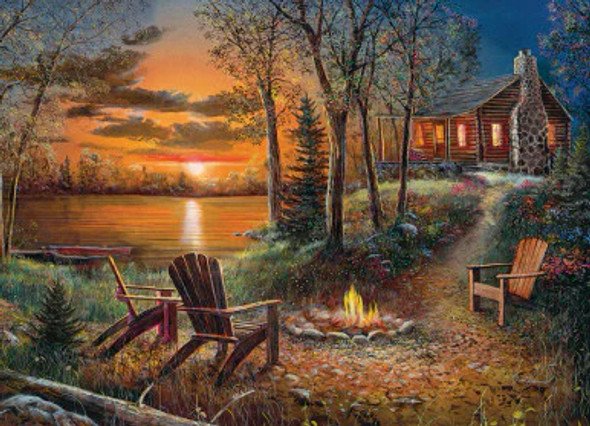 Fireside 1000 piece puzzle