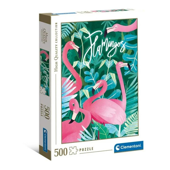 Flamingos 500 piece puzzle