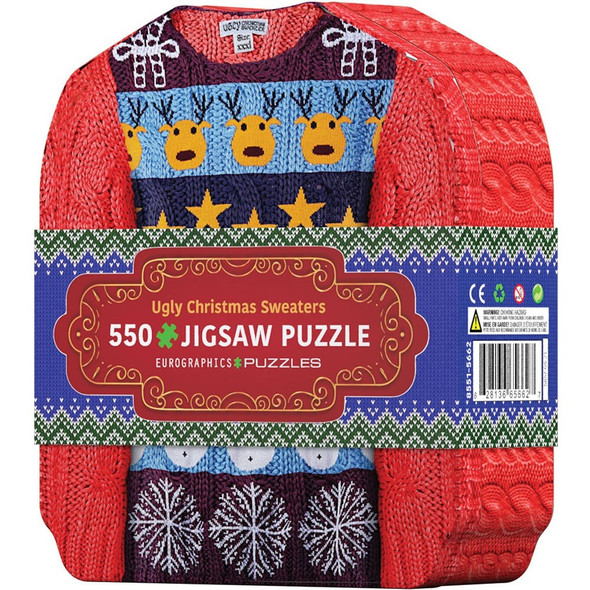 EuroGraphics Ugly Christmas Sweaters 550-Piece Puzzle