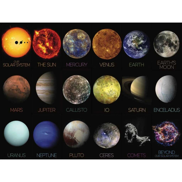 The Solar System 1000 piece puzzle