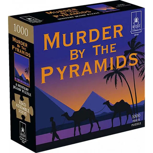 Murder by the Pyramids 1000 piece mystery puzzle