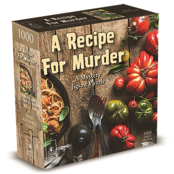 A Recipe for Murder 1000 piece mystery puzzle