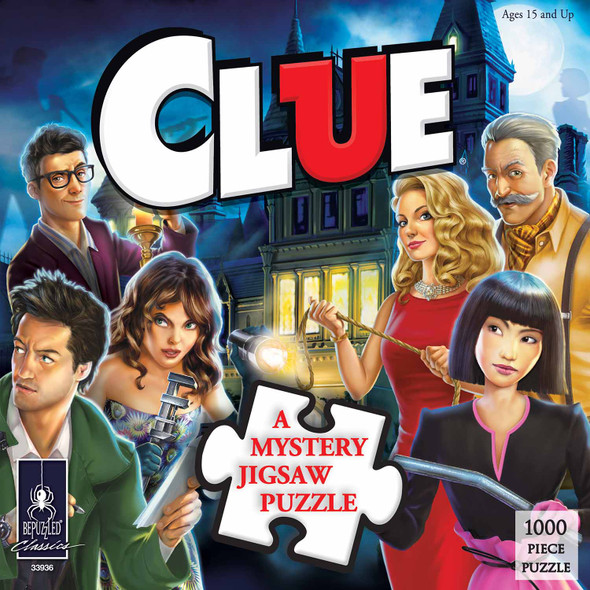 Clue 1000 piece mystery puzzle