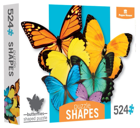 Butterfly Cluster Shaped Puzzle - 524 Pieces