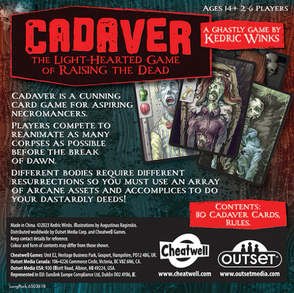 Cadaver Card Game