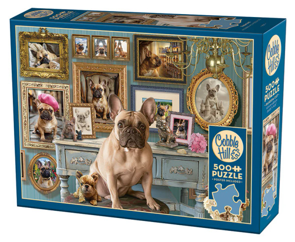 Frenchie 500 piece puzzle