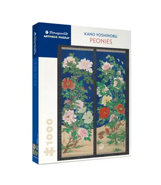 Kano Yoshinobu: Peonies 1000 Piece Puzzle
