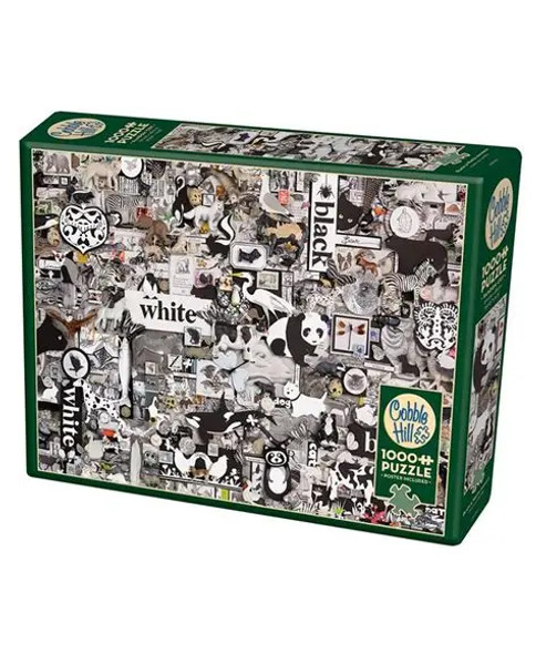 Black and White: Animals 1000 piece puzzle