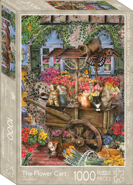 The Flower Cart - 1000 Piece Jigsaw Puzzle