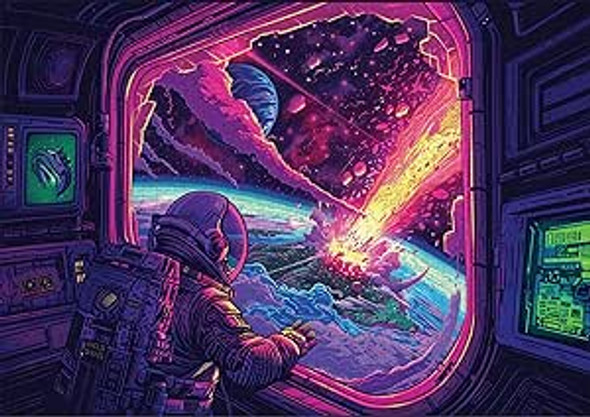 Cosmic Collision 1000 piece puzzle