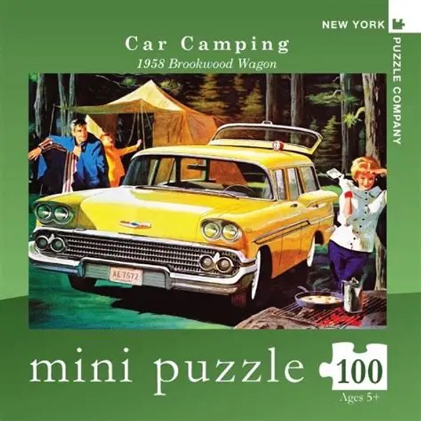 Camping Mini 100 piece jigsaw puzzle