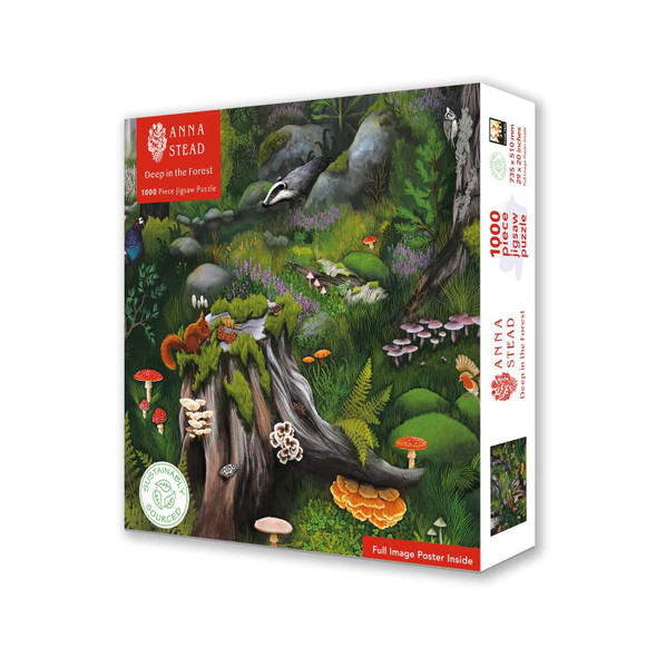 Anna Stead: Deep in the Forest 1000 piece puzzle
