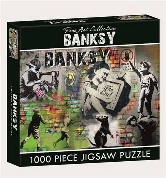 Banksy: Collage 1000 Piece Puzzle