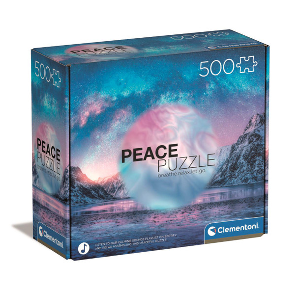 Peace puzzle light blue 500 piece puzzle
