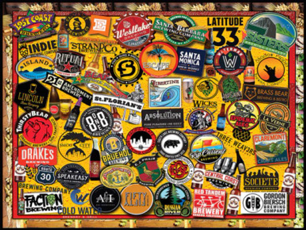 California Craft Beer 1000 piece puzzle