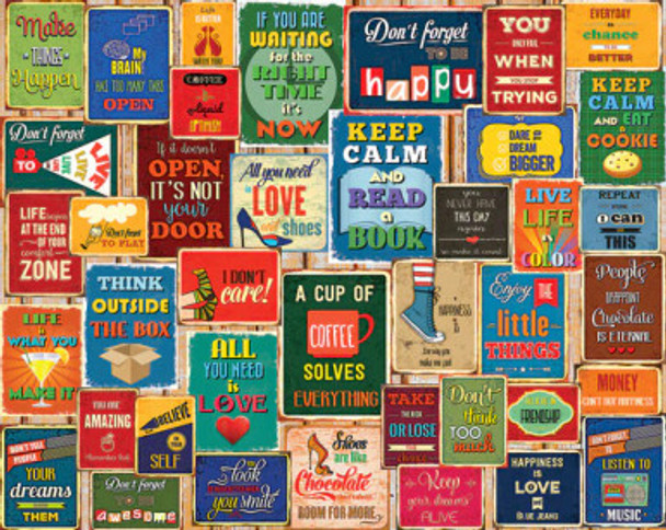 Words of Wisdom 1000 piece puzzle