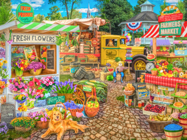 The Farmers Market 550 piece puzzle