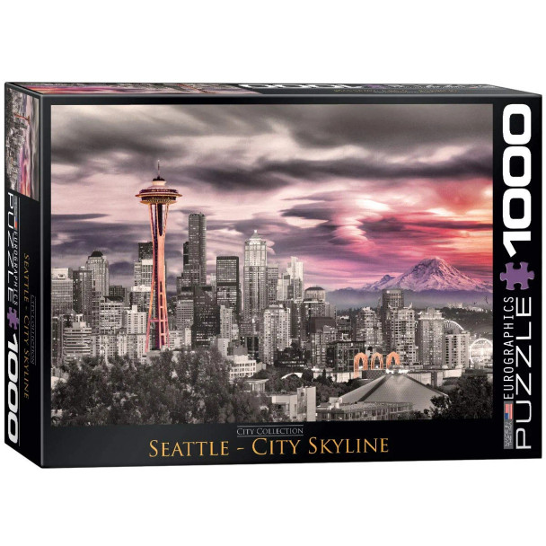 Seattle City Skyline 1000-Piece Puzzle