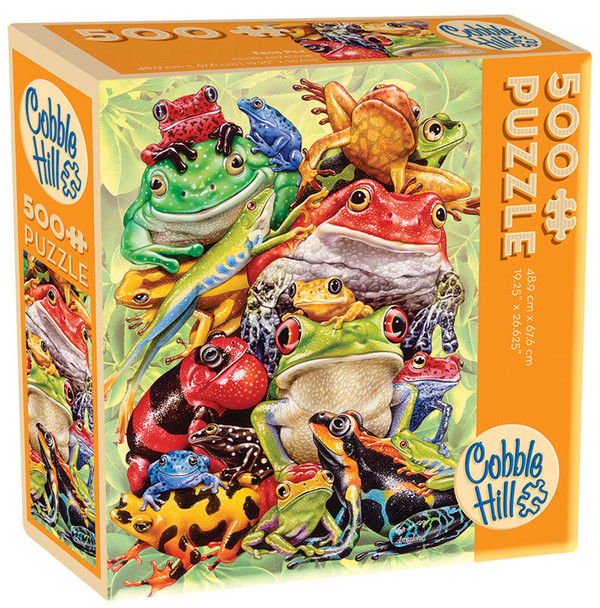 Frog Pile 500 piece puzzle (modular)
