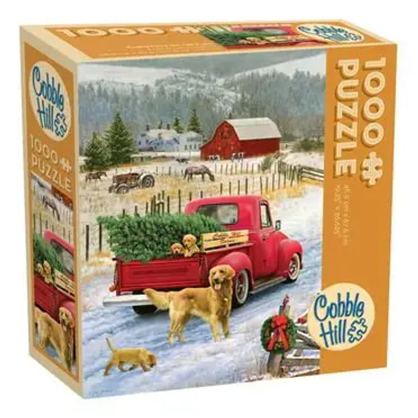 Christmas on the Farm 1000 piece puzzle