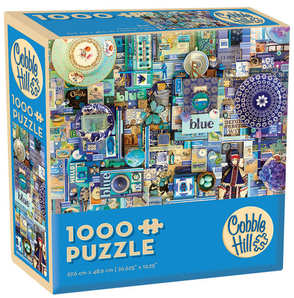 Blue 1000 piece puzzle