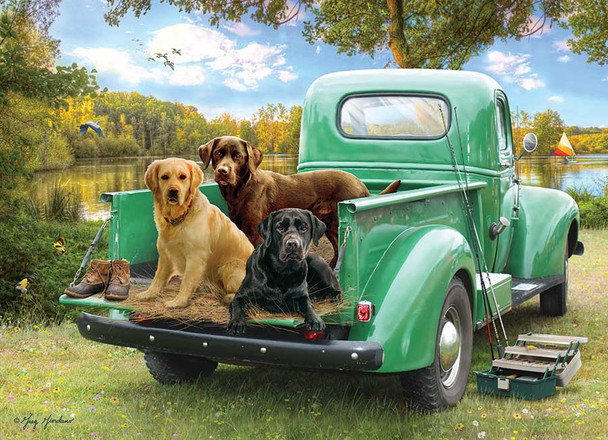 Let's Go Fishing 1000 piece puzzle