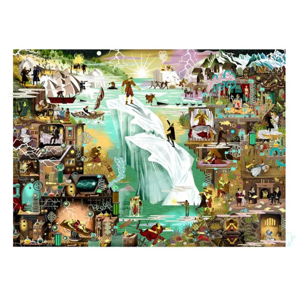 The World of Frankenstein 1000 Piece Puzzle