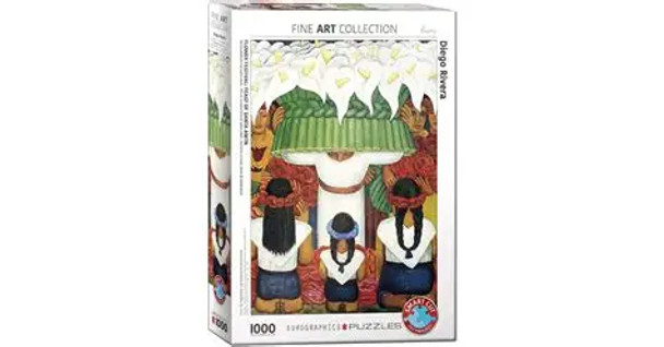 Flower Festival Feast of Saint Anita by Diego Rivera 1000-Piece Puzzle