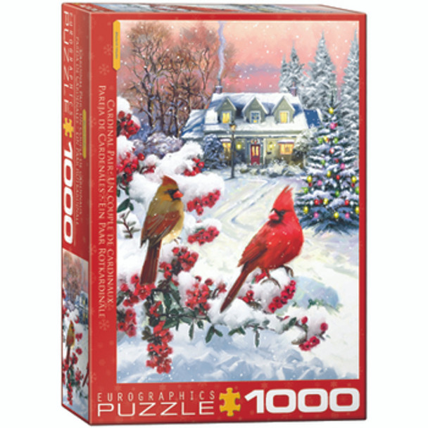 Cardinal Pair 1000-Piece Puzzle
