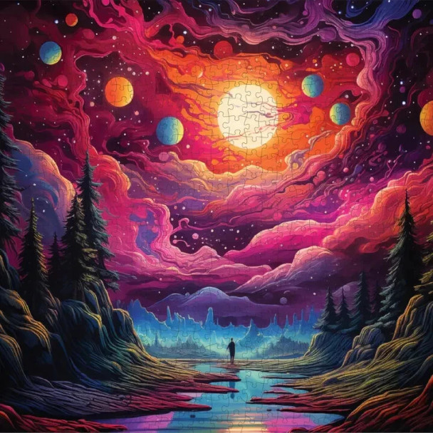 Cosmic Canvas Classic 1000 piece Puzzle Cosmic Canvas Classic 1000 piece Puzzle