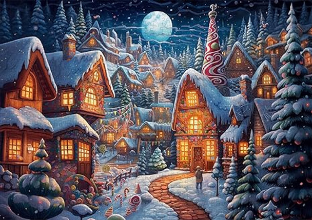 Gingerbread Grove 1000 piece puzzle