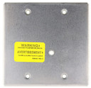 Simplex Grinnell 4090-9802 742-313 ZAM Relay Surface Mount Cover Plate, Steel 4"