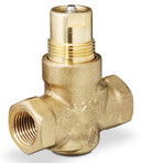 Siemens 599-02038 2-Way 1/2" Terminal Unit Valve, Cv 2.5, NO, Brass Trim, F x F