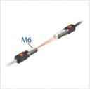 Keyence LV-S72 Multi-Purpose Digital Laser Sensor Head, Spot Thrubeam, Small