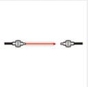 Keyence FU-86 Fiber Optic Sensor, Fiber Unit Thrubeam Type