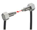 Keyence FU-77TZ Fiber Optic Sensor, Fiber Unit Thrubeam Type