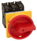 Moeller Eaton P3-63/V/SVB Emergency Stop Disconnect Switch, 3 Pole, Base Mount