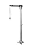 Lincoln Model 1709 PowerMaster Single Post Elevator Pump Hoist, 400 lb Lift Cap