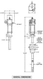 Lincoln Industrial 82716 Series F Air Operated Bare Chassis Grease Pump