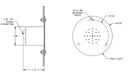 Air Monitor Corporation SAP/R 000-503-00 Static Air Pressure Sensor, Aluminum
