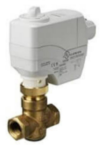 Siemens 259-02014 1" 2-Way F x F Normally Closed Valve Actuator Assembly 10.0 Cv